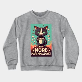 More Marshmallows Cat Crewneck Sweatshirt